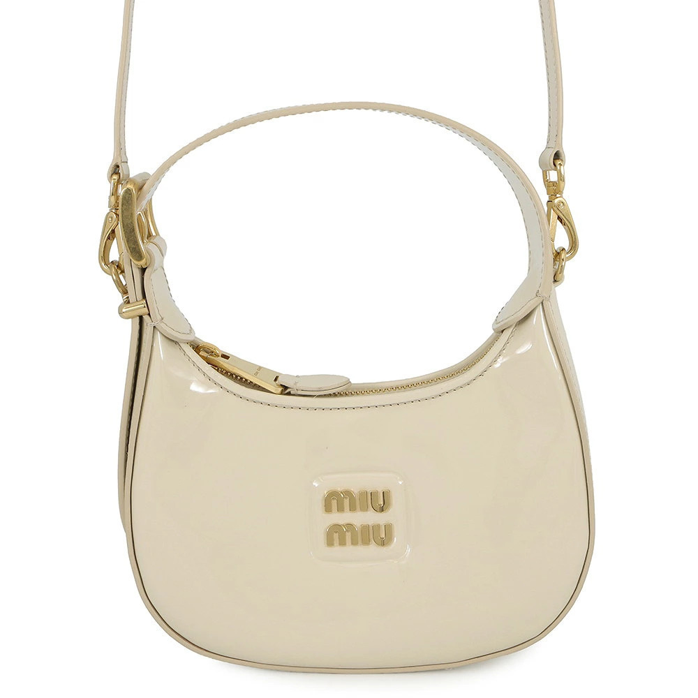 Miu Miu Handbag Hobo Bag Patent Vernis Leather
